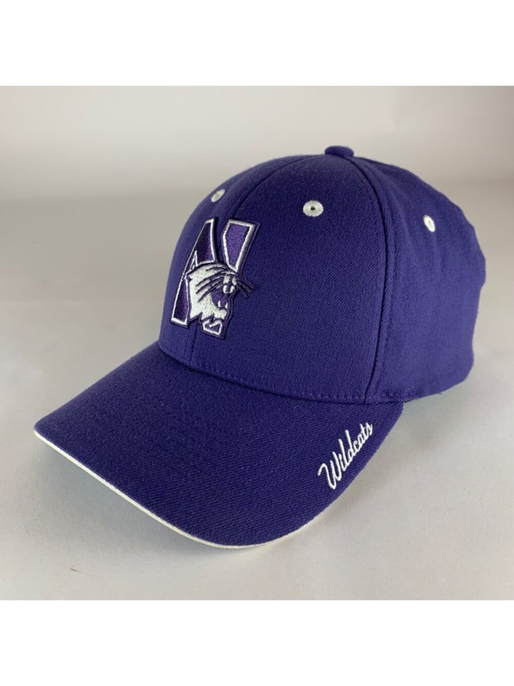 Northwestern Wildcats NCAA Purple ML Caps Stretch Fitted Hat Mens One Size
